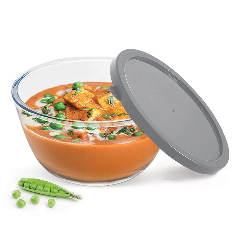 Treo Ovensafe Mixing Borosilicate Glass Bowl with Quick Lid - 1500 ML - 8