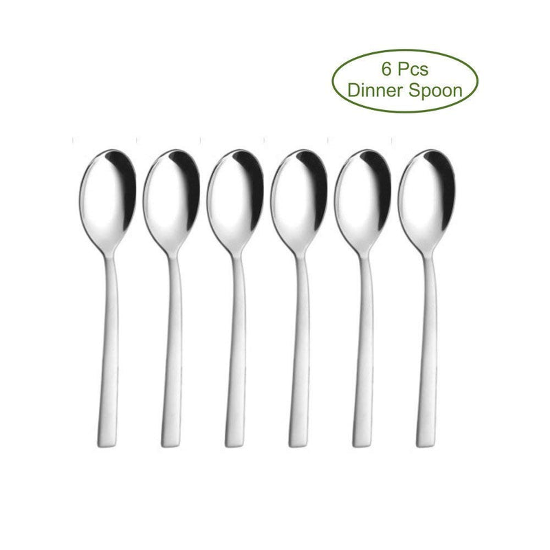 Shri & Sam New Stribes Dessert Spoon Set of 6 - SSJFCM1215