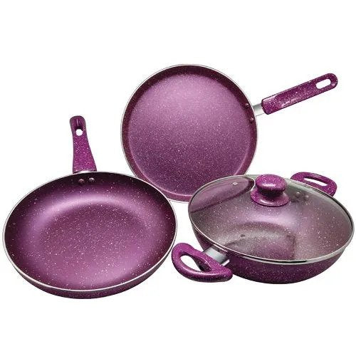 Shri & Sam Purple Mosaic 5 Pcs Cookware Set