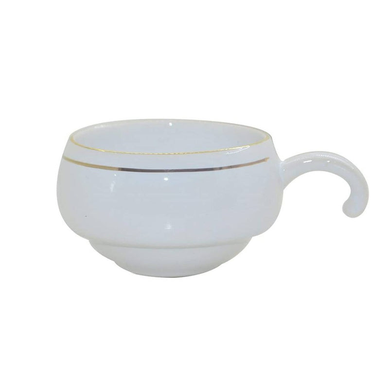 Oasis White Lily Cup Saucer Set - 6
