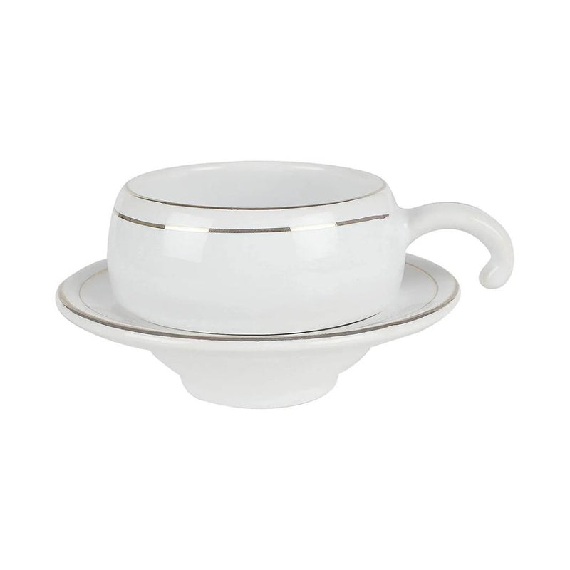 Oasis White Lily Cup Saucer Set - 3