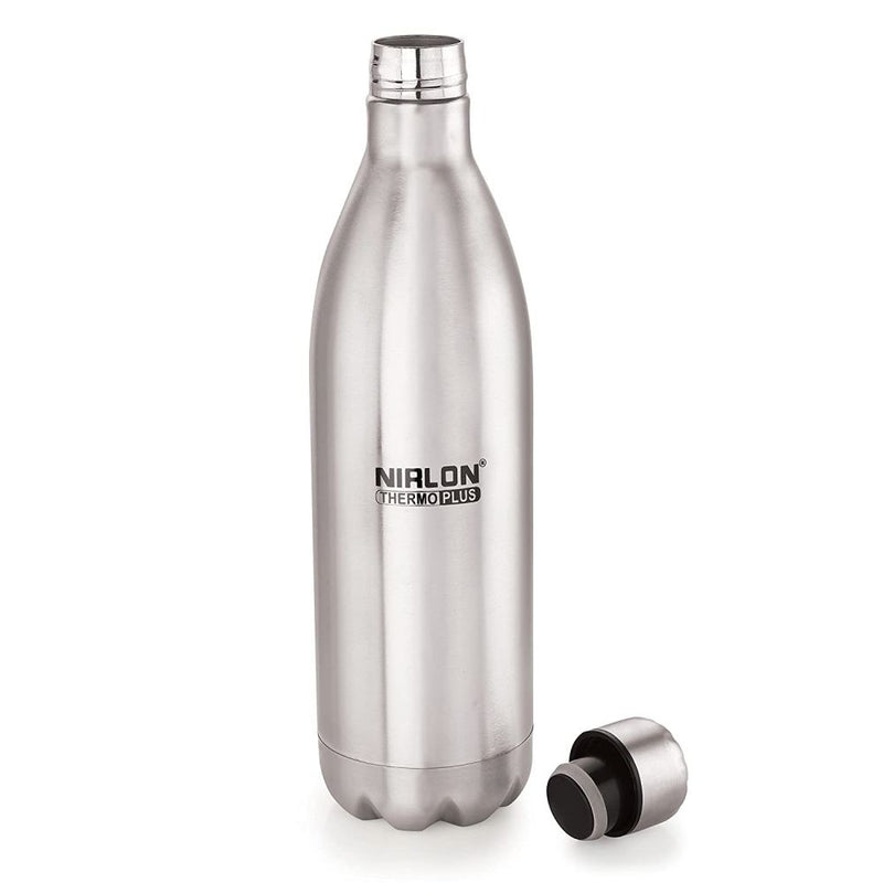 Nirlon Stainless Steel Cola Thermo Plus 960 ML Vacuum Insulated Flask Water Bottle - 3