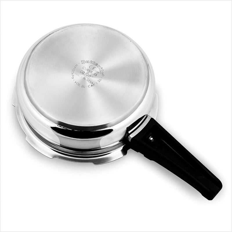 Butterfly Stainless Steel Cute Pressure Cooker with Glass Lid - 3