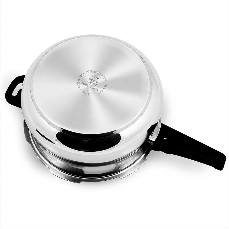 Butterfly Stainless Steel Cute Pressure Cooker with Glass Lid - 9