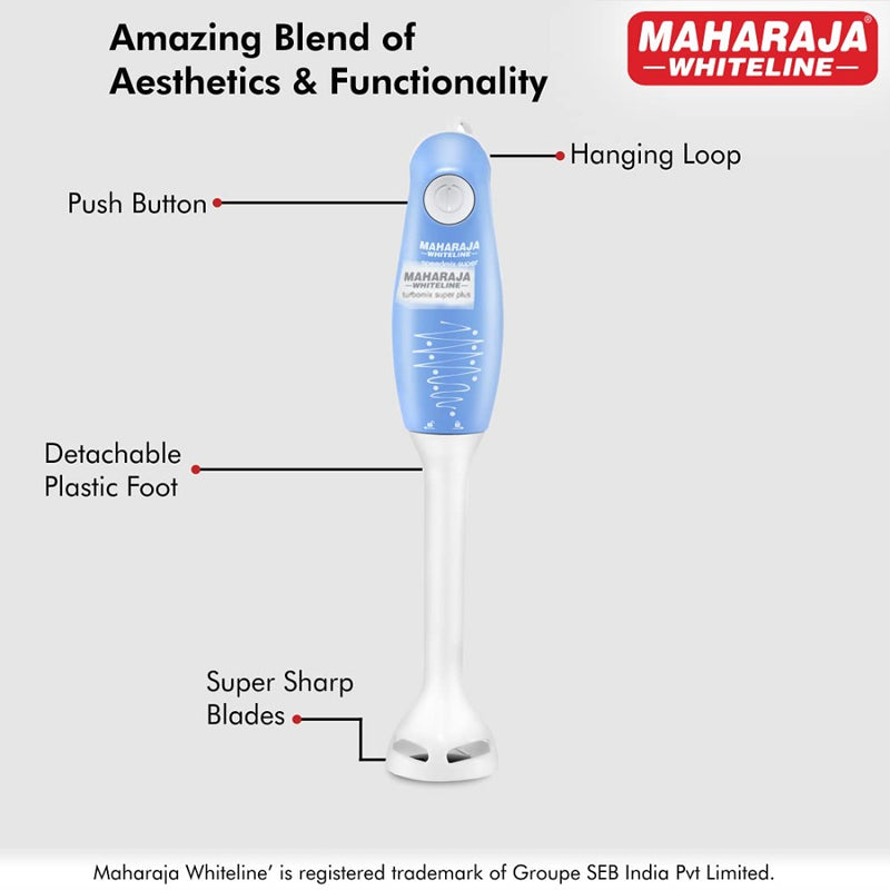 Maharaja Whiteline Speedmix Super 175 Watt Hand Blender - 10