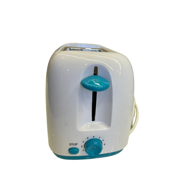 Maharaja Whiteline Magic 750 Watt Pop Up Toaster | White & Blue