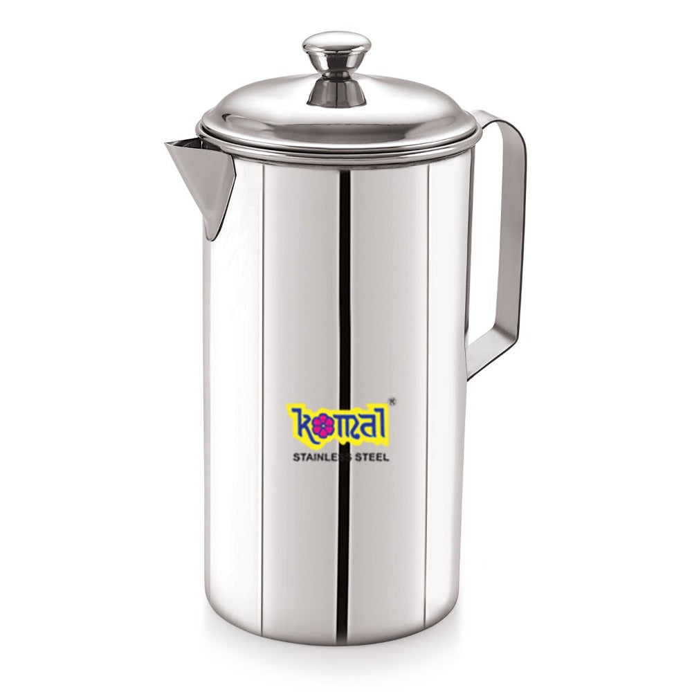 Komal Stainless Steel Kavla 1000 ML Oil Pot - 1