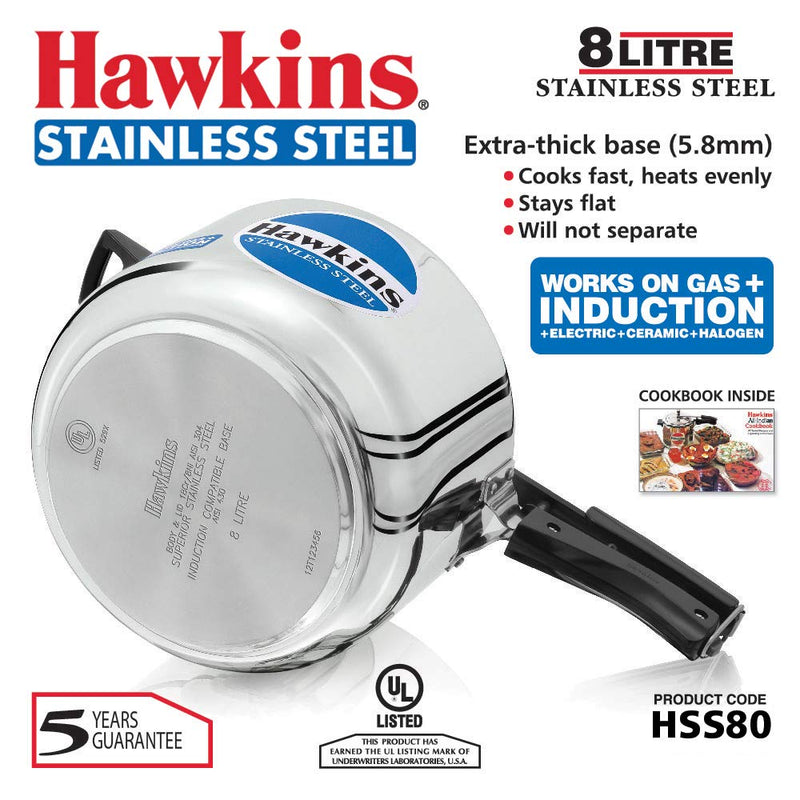 Hawkins Stainless Steel Pressure Cookers - 25