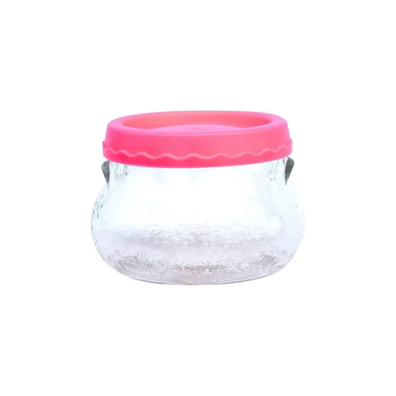 Yera Felixa Glass Storage Jars with Plastic Lid - B7FH - 4