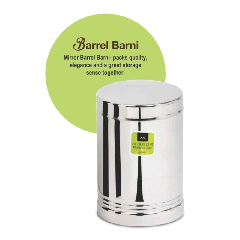 Mirror Stainless Steel 600 ML Barrel Barni - MIR0053 - 2