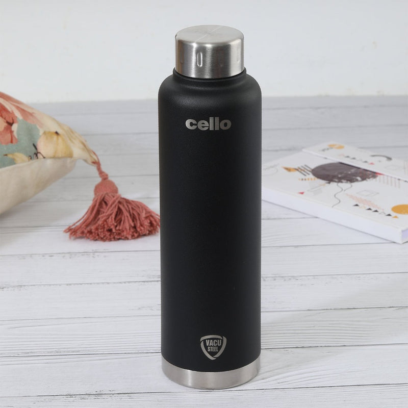Cello Duro Top Tuff Steel Water Bottle with Durable DTP Coating - 11