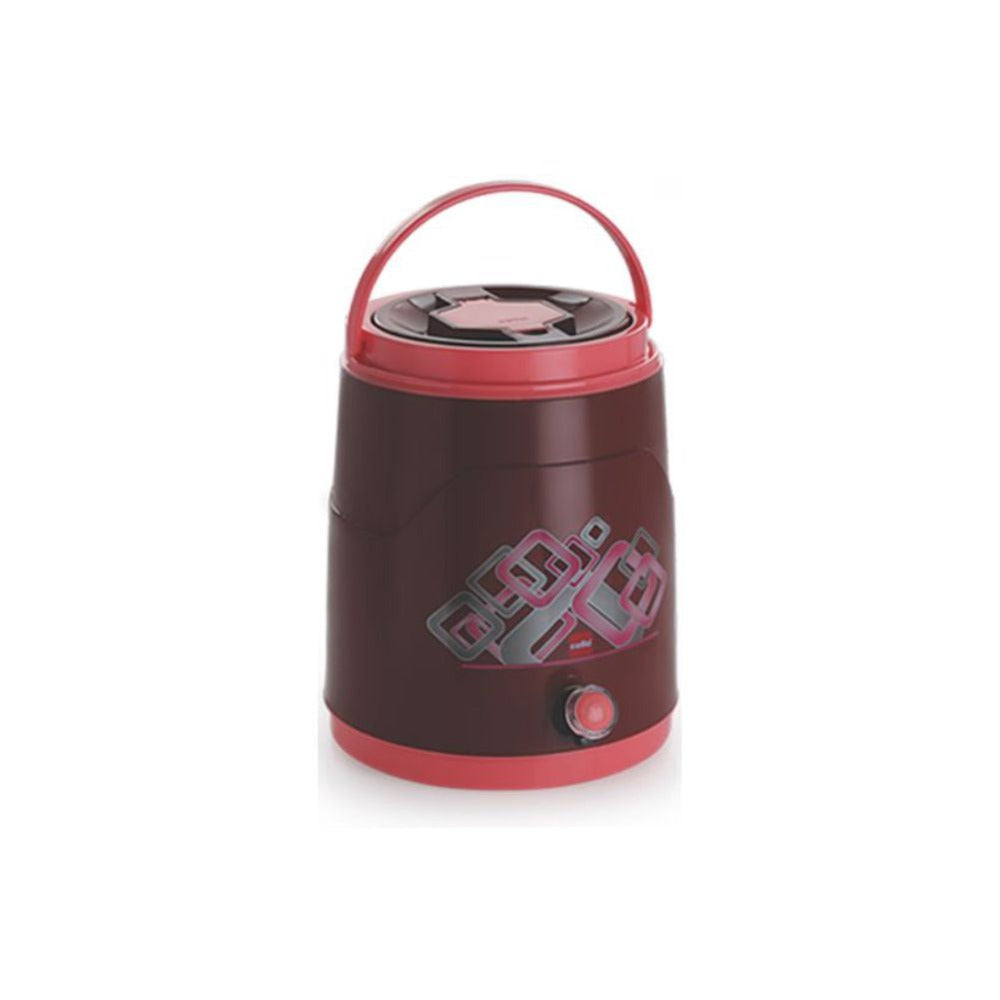 Cello Fountain Plastic Insulated Water Jug - Maroon - 5 Litre - 14