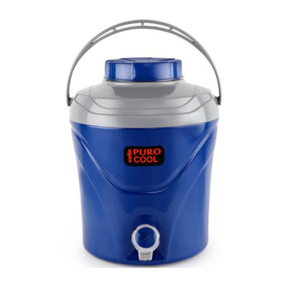 Cello Puro Cool Plastic Insulated Water Jug - Blue - 10 Litre - 8