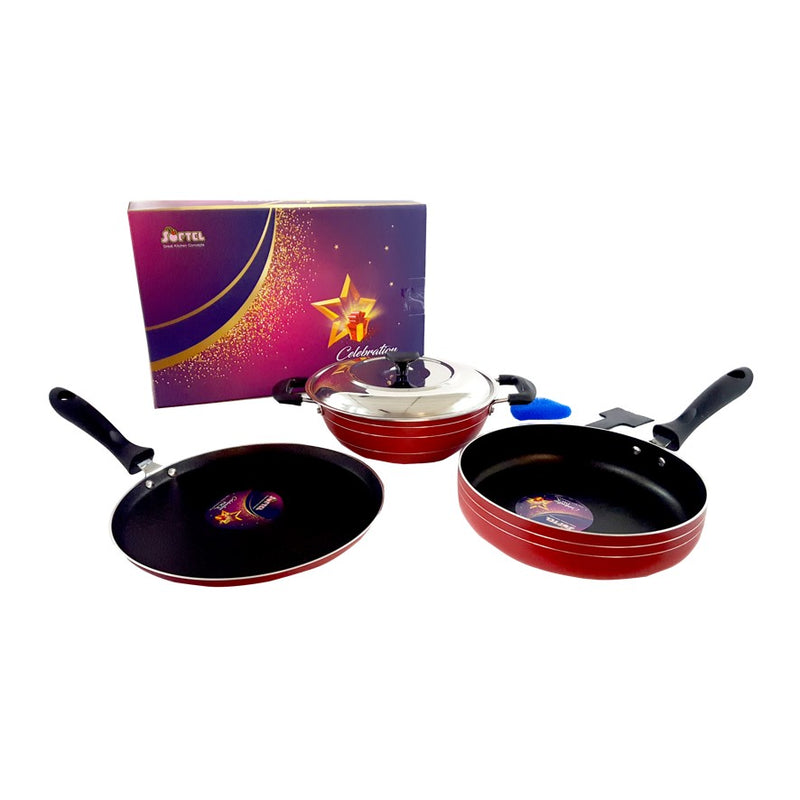Softel 6 Pieces Non Stick Cookware Set | Corporate Gifting Special