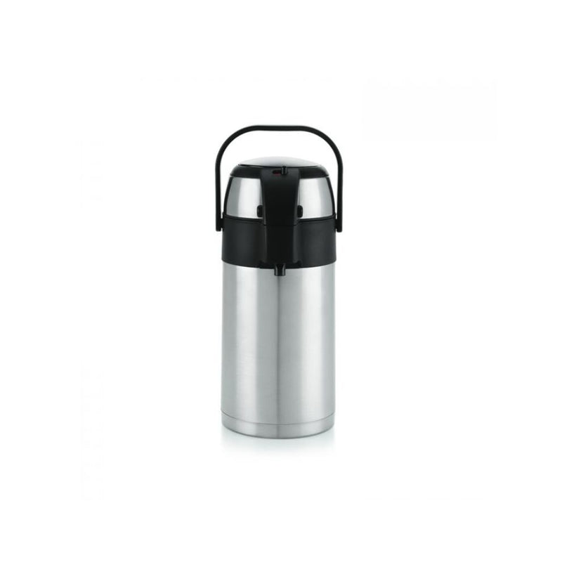 Cello S-VAC Vacuum Insulated Beverage Dispenser | Hot- Cold |Silver