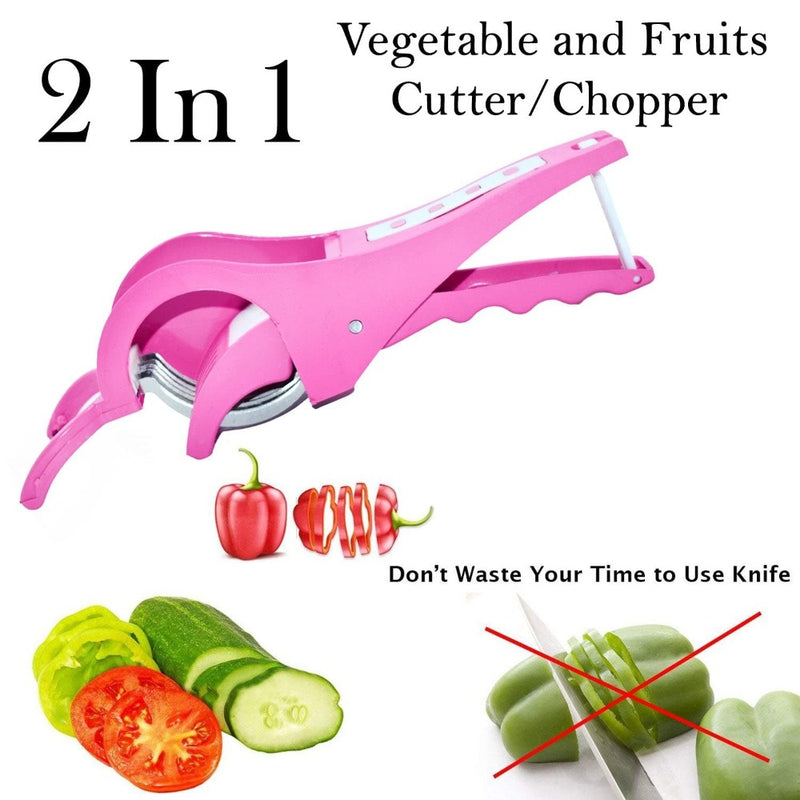 RasoiShop 2 in 1 Vegetable & Fruit Cutter & Peeler - 3