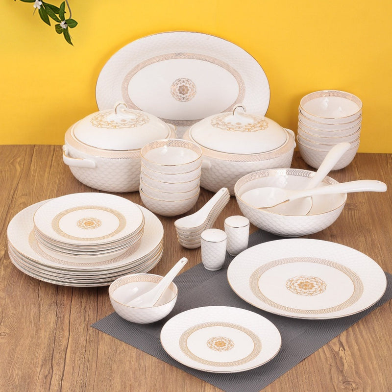 Clay Craft Ceramic Ripple Dinner Set - 1