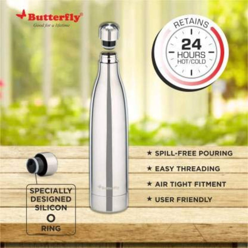 Butterfly Voyage Stainless Steel Vacuum Flask - 9