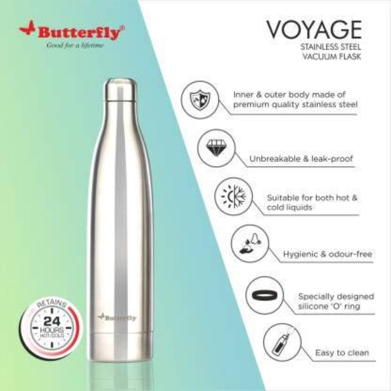 Butterfly Voyage Stainless Steel Vacuum Flask - 7