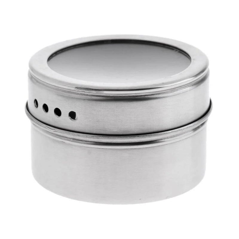 Falcon Stainless Steel 50 ML Spice Tin with See Through Lid - 4