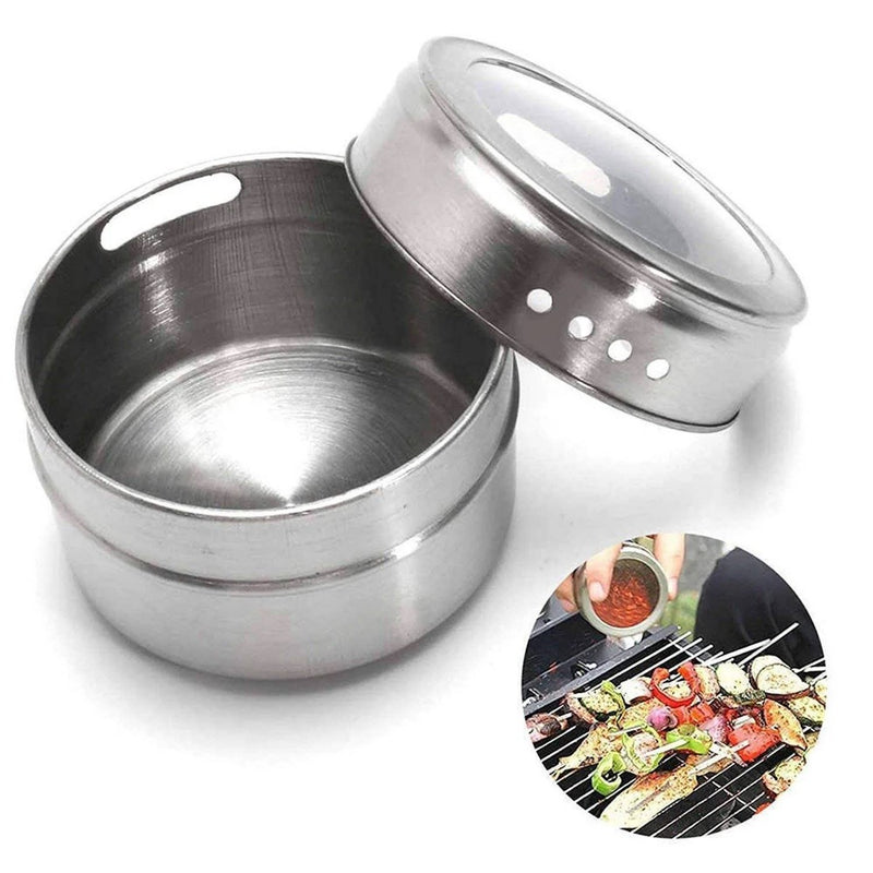 Falcon Stainless Steel 50 ML Spice Tin with See Through Lid - 3