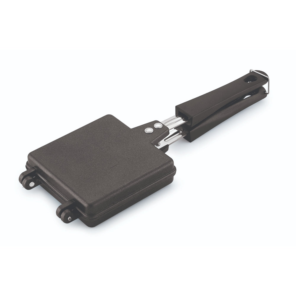 Komal Non-Stick Jumbo Gas Grill Toaster Crispy Sandwich Maker for Large Size Bread Black Finish