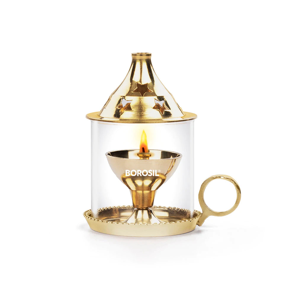 Borosil Akhand Diya, Brass Small at Best Price Online in India - Borosil Borosil Akhand Diya, Brass Small at Best Price Online in India - Borosil