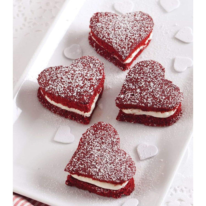 Helping Hand Silicone Heart Shape Muffin Mould 6 Pcs