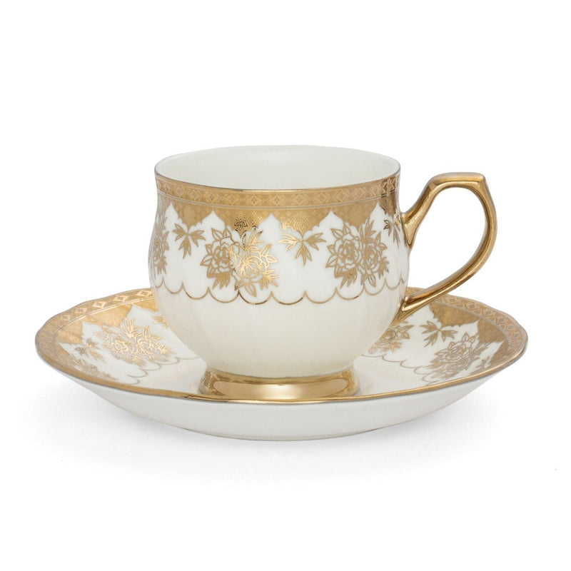 Clay Craft Ceramic Karina Royal Pinewood Ebony Printed Tea Set - 5
