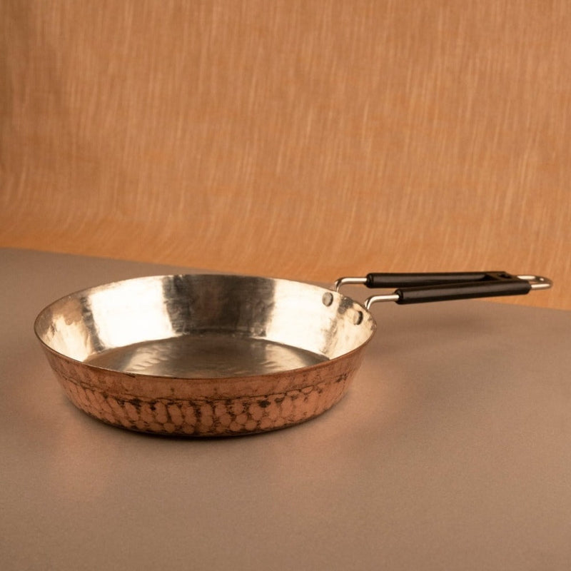 P-Tal Hammered Copper Frypan - 1