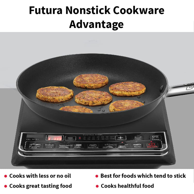 Hawkins Futura Nonstick 30 cm Frying Pan with Stainless Steel Handle - INFS30 - 4