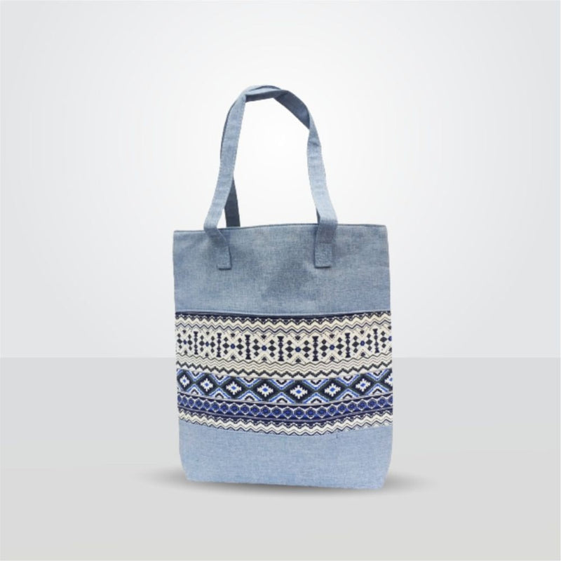 RasoiShop Colorful Cotton Eco-Friendly Shopping Bag - Blue - 8