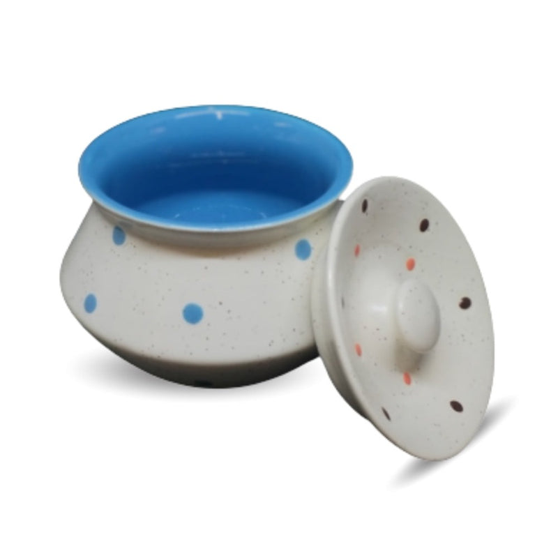 Rasoishop Handi Dot No 4 Ceramic Jar - RASOISHOP0210 - 4