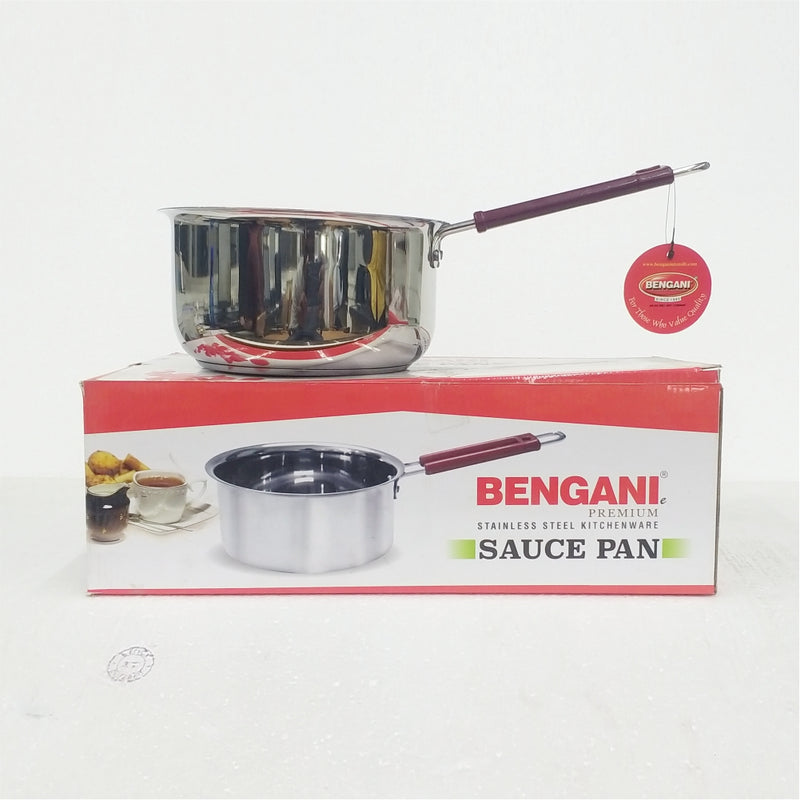 Bengani Stainless Steel 20 Gauge Induction Bottom Saucepan - 6
