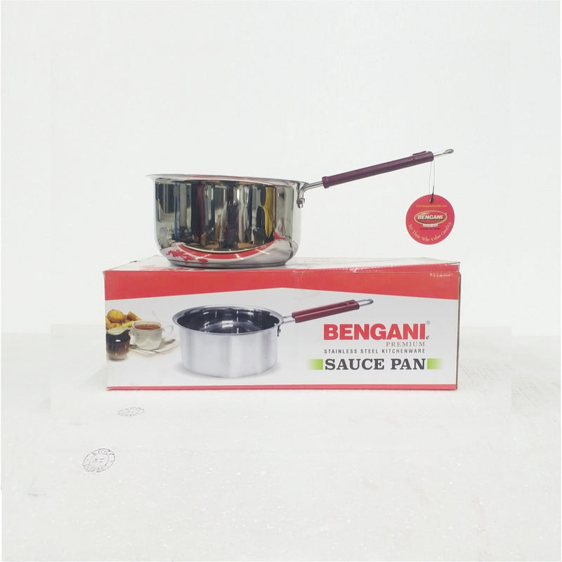 Bengani Stainless Steel 20 Gauge Induction Bottom Saucepan - 9
