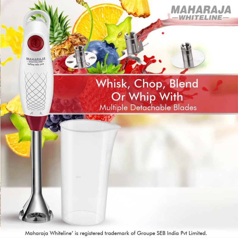 Maharaja Whiteline Infiny Mix Pro 175 Watt Hand Blender - 5