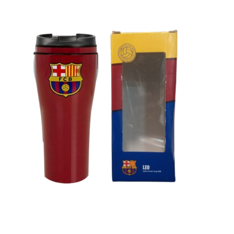 Cello FC Barcelona 400 ML LEO Steel Travel Mug - 5