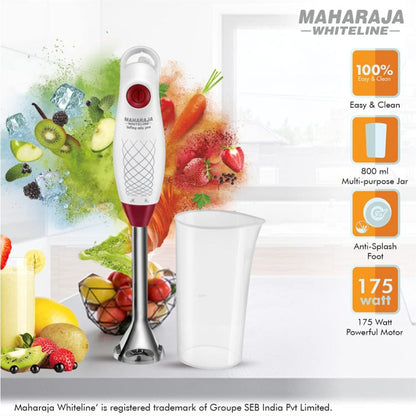Maharaja Whiteline Infiny Mix Pro 175 Watt Hand Blender - 8