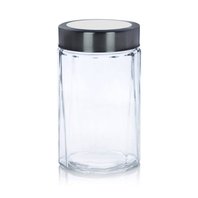 Yera  X-Series KPM Glass Storage Jar With Steel Lid