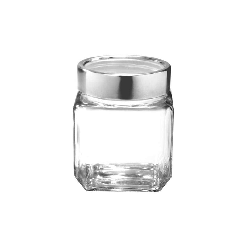 Yera X-Series KPM 310 ML Glass Storage Jar with Steel Lid 