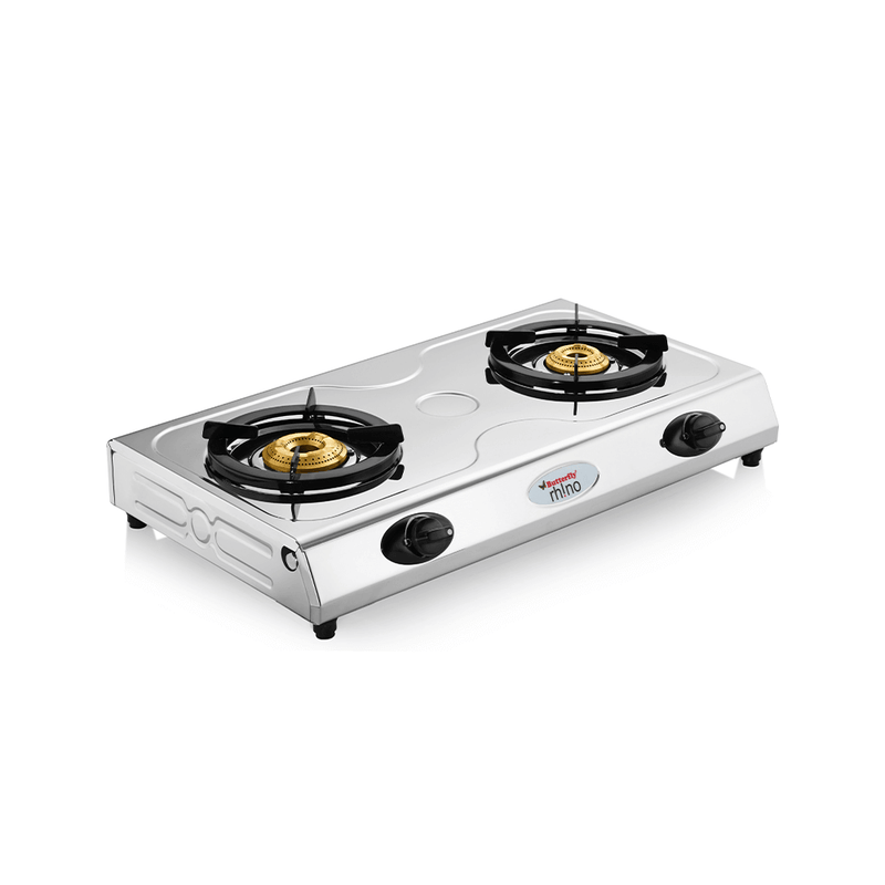 Butterfly Stainless Steel Rhino 2 Burner Gas Stove - 1