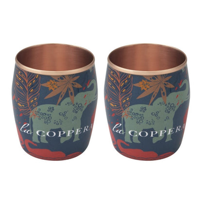 Lacoppera Cooler Texture Copper 250 ML Tumblers - LH-4001-T1-01 - 3