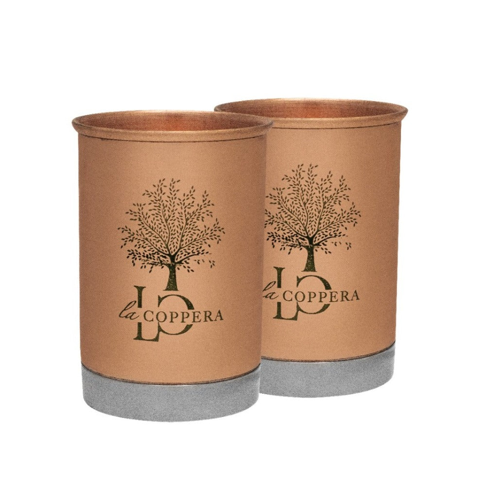 Lacoppera Copper Amrapali Tint Supreme 250 ML Glass Set - LH-4005-M1-3