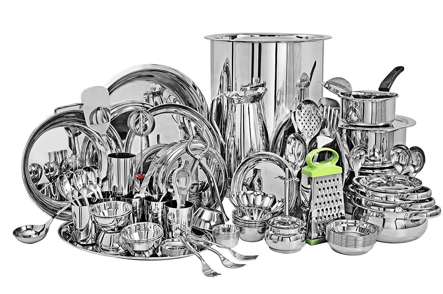 Vinod Kitchen Steel Dinner Set 3% OFF On Vinod Stainless Steel