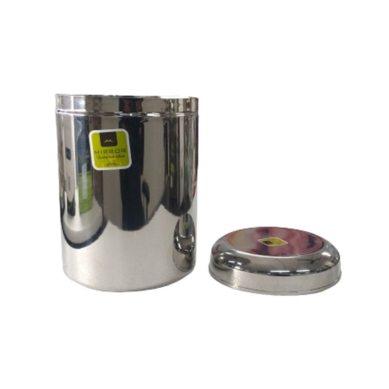 Mirror Stainless Steel Capsule Dabba - 13