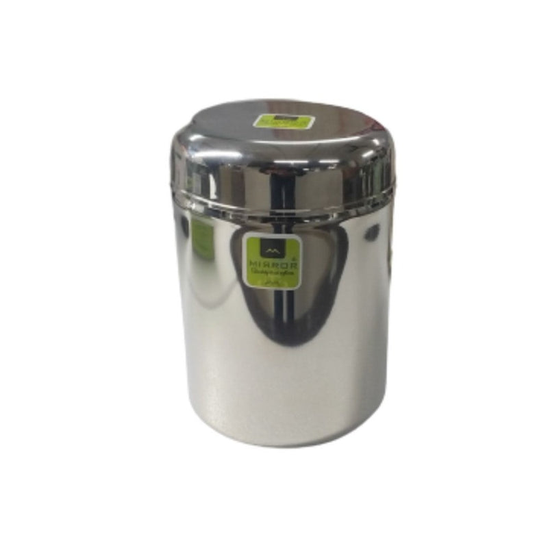 Mirror Stainless Steel Capsule Dabba - 12