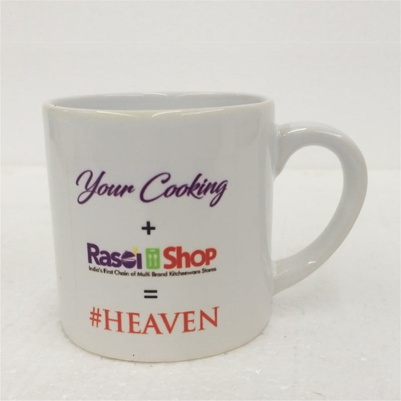 RasoiShop Ceramic Printed 175 ml Coffee Mug - 2