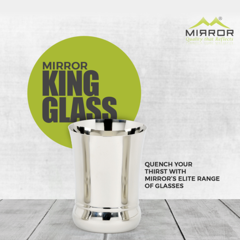Mirror King Stainless Steel Glass Set - MIR0010 - 3