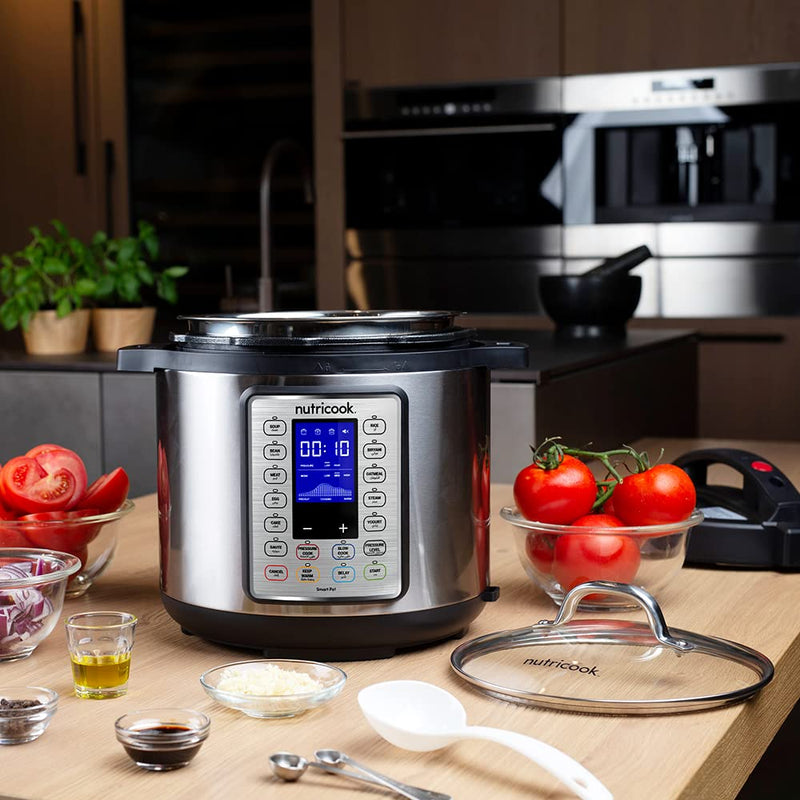Nutricook Smart Pot Prime 6 Liter 1000 Watts - 10 In 1 Instant Programmable Electric Pressure Cooker - 2