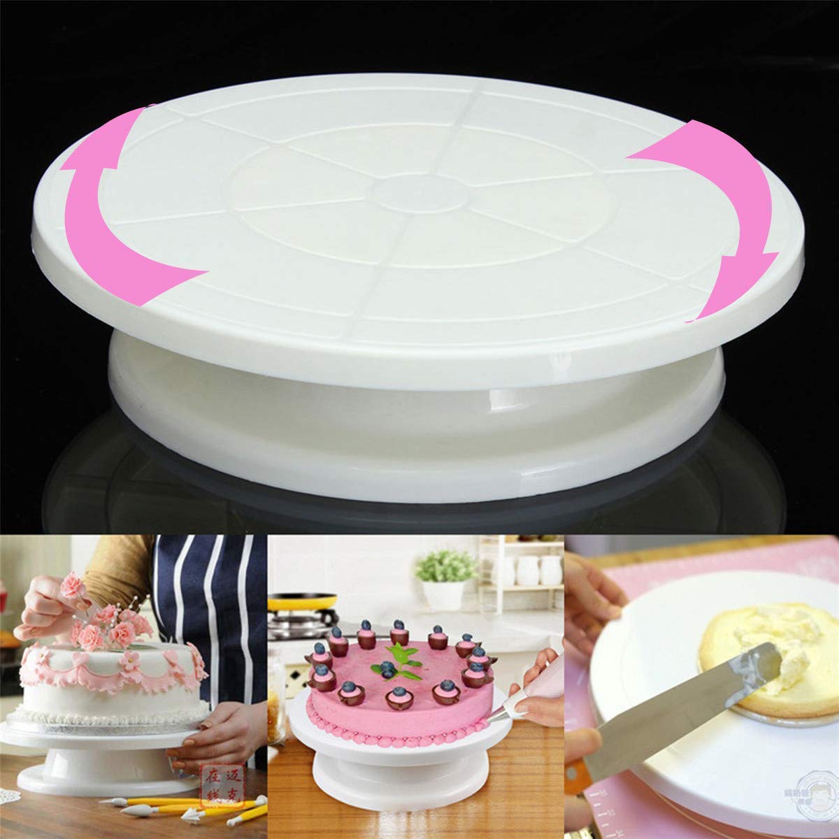 Rasoishop New Cake Turntable Revolving Cake Decorating Cake Stand